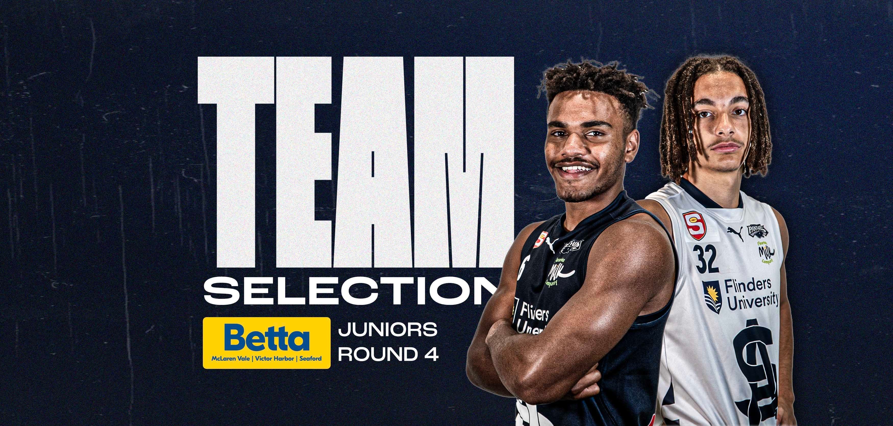 BETTA Team Selection: Juniors Round 4 v Sturt BETTA Team Selection: Juniors Round 4 v Sturt